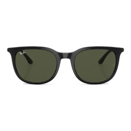 RayBan Acetate Round Sunglasses Men's Dark Green