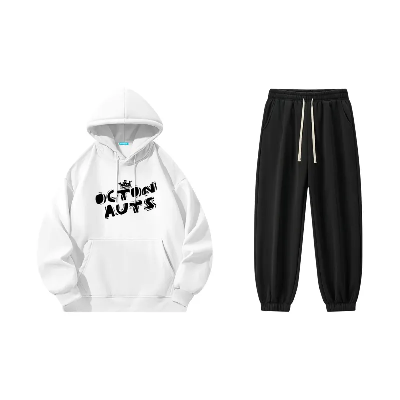 Small Columns Under The Sea Sweatshirt Set Unisex-1