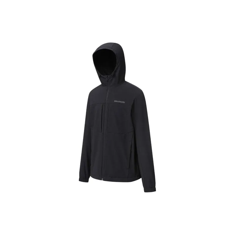SALOMON Windbreaker Jacket Unisex Black-1