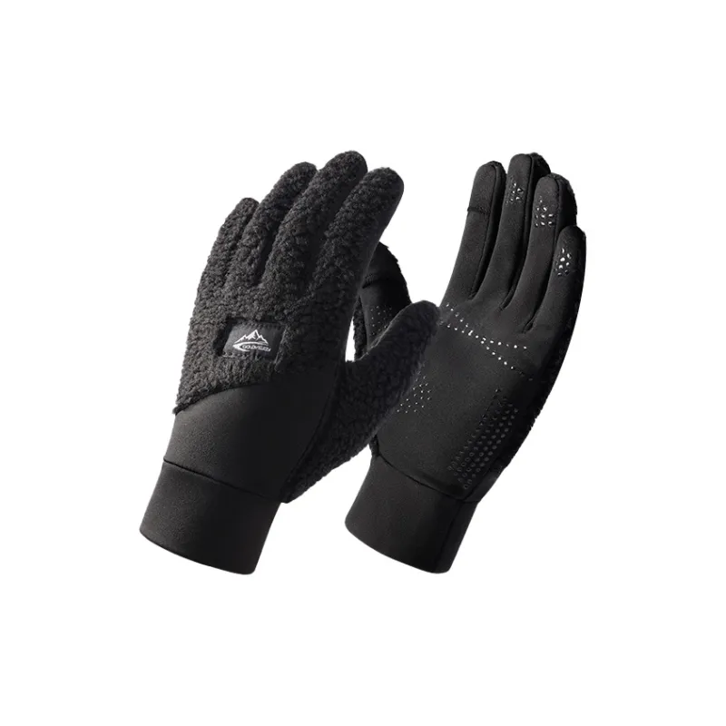 TUCANO Teddy Fleece Patchwork Style Glove Unisex-0