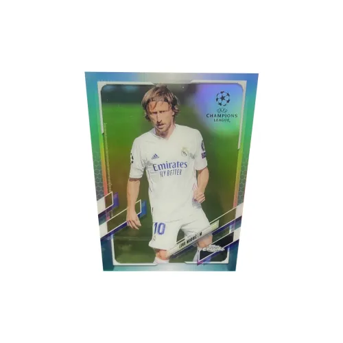 Topps Champions League CHROME Croatia Real Madrid Luka Modrić 199 Pc Player Card Card Pass Sports Cards 1 Pc