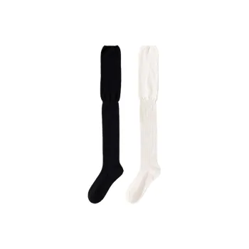 Temooues Knee High Socks Women's Combo Set