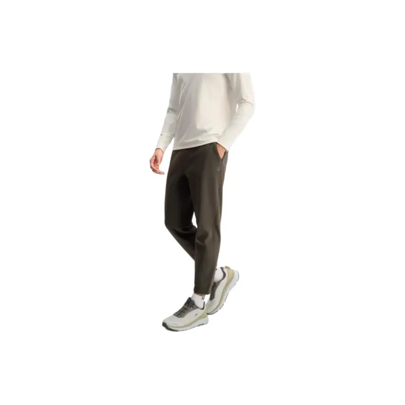 FILA Knitted Sweatpants Men's Densely Spotted Gray-5