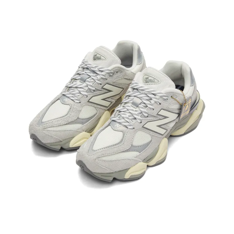 New Balance 9060 Light Grey White-3