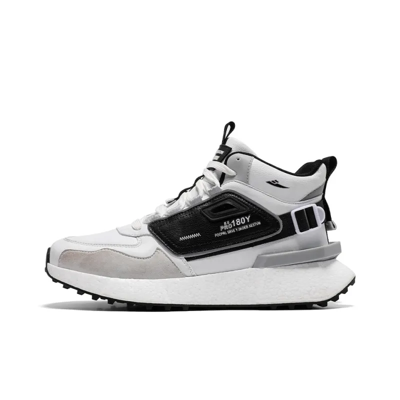 Kuding Waterproof And Warm Mid Top Casual Shoes Men's-2