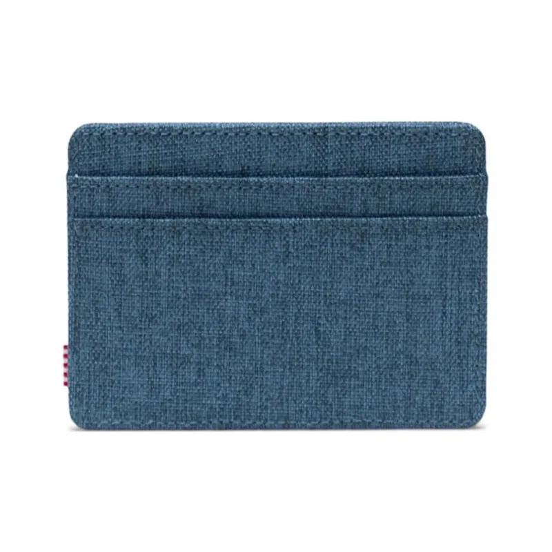 Herschel Polyester Card Holder With Multiple Card Slots, Anti Skimming, Coin Purse Regular Unisex Heather Gray Blue-3