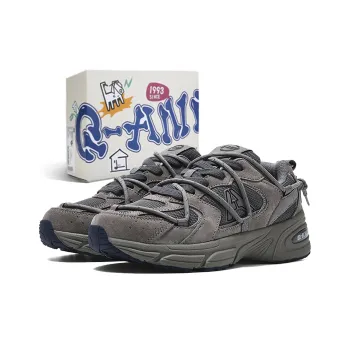 Q AND Cushioning, Slip Resistant, Abrasion Resistant, Height Increasing Low Top Chunky Sneakers Unisex