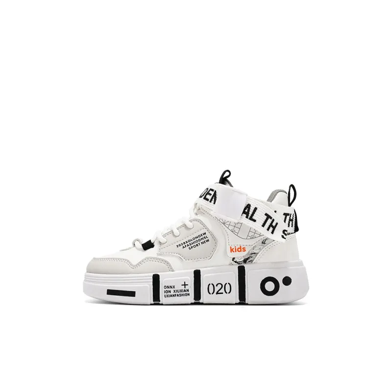 ROBINHOOD Slip Resistant Mid Top Kids' Skateboarding Shoes Kids'-6