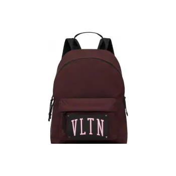 Valentino Nylon Backpack Men's Red/Black