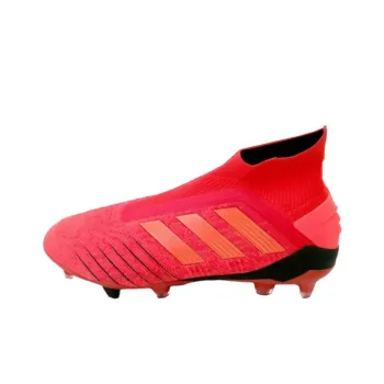 Adidas Predator 19+ Anti Slip Wear Resistant Soccer Shoes Men's Red