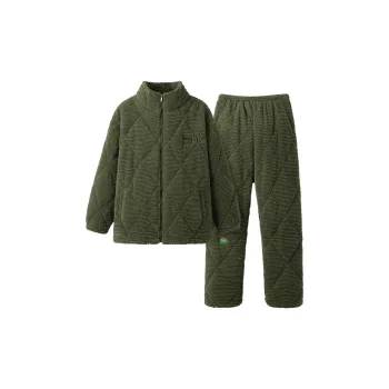 Gongdie Pajama Set Men's Dark Green