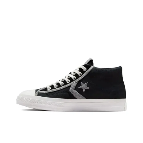 Star Player Converse 76 Luxe Mid 'Black Classic Grey'