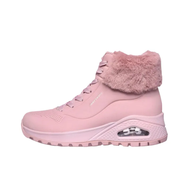 Skechers Street Anti-Slip Wear-Resistant High-Top Casual Shoes Women's Pink-0