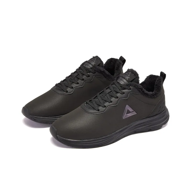 PEAK Durable Cushioning Low Top Running Shoes Men's Gray-1