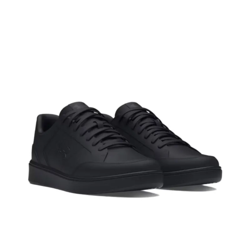 Under Armour Official Anti-Slip Wear-Resistant Low-Top Skateboard Shoes Women's Black-3
