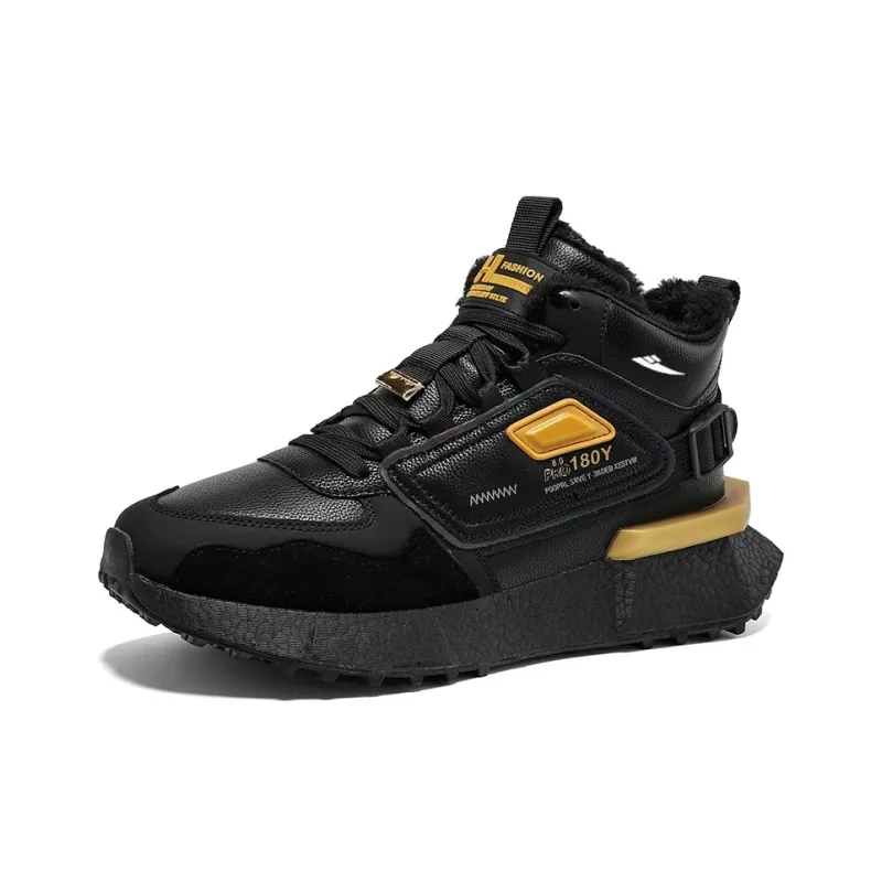 Kuding Waterproof And Warm Mid Top Casual Shoes Men's-9