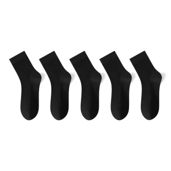 FAIRWHALE Mid Calf Socks Men's 5 Pack