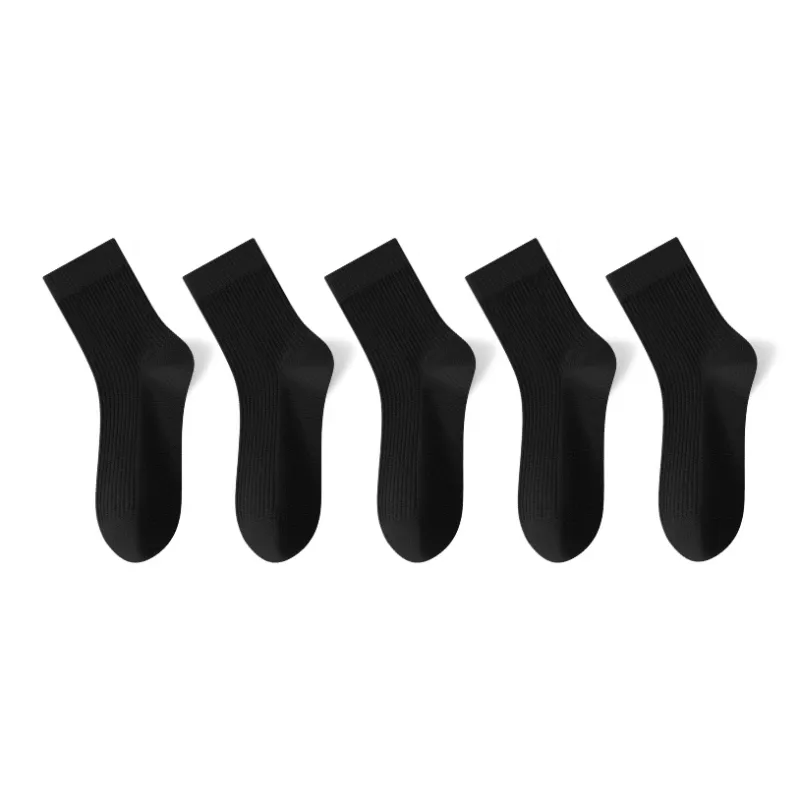 FAIRWHALE Mid Calf Socks Men's 5 Pack-0