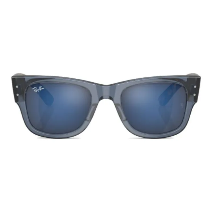RayBan Acetate Butterfly Sunglasses Men's Transparent Dark Blue-1