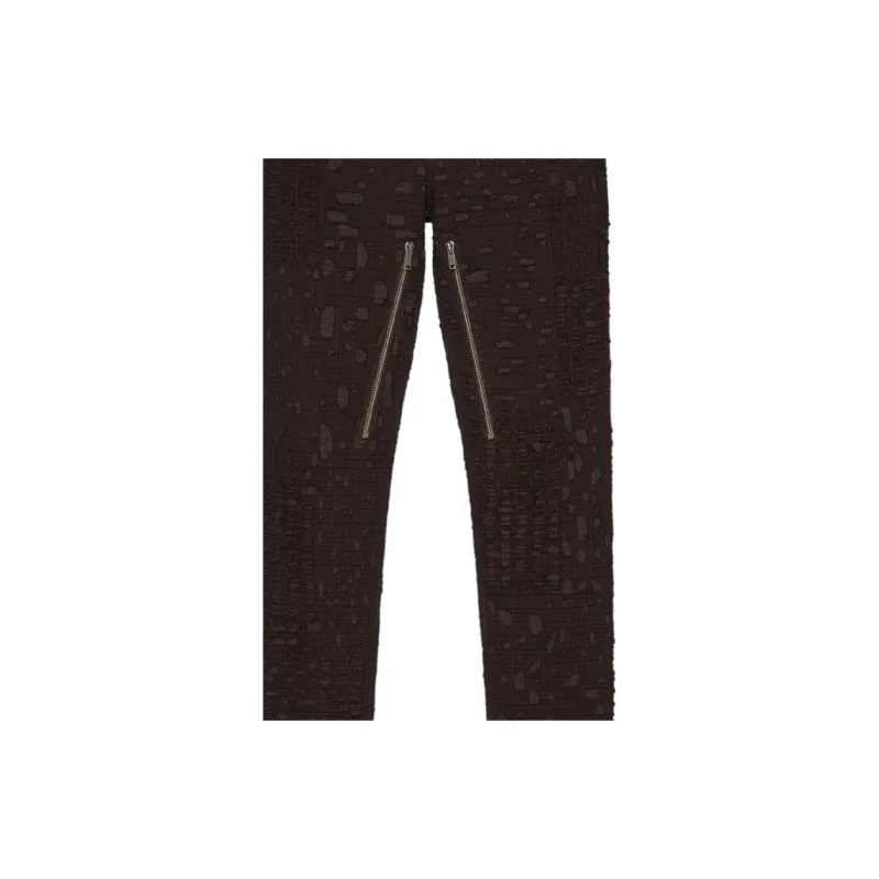 Givenchy Slim Fit Denim Trousers With Zips-4