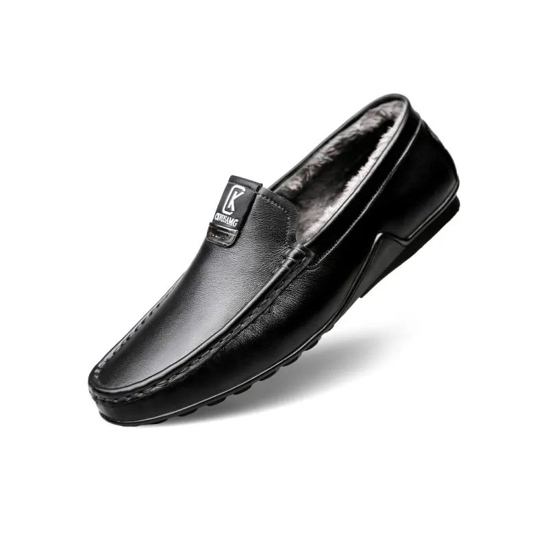 CKVUSAMG Beanie Shoes Men's Black-3
