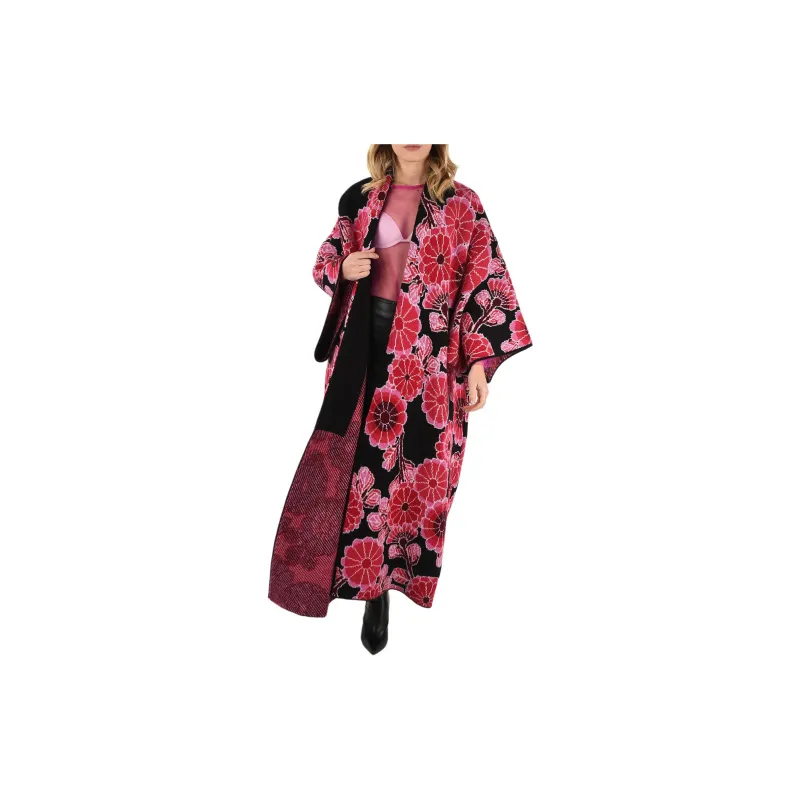 Balenciaga Coat Loose Fit Women's Red-1