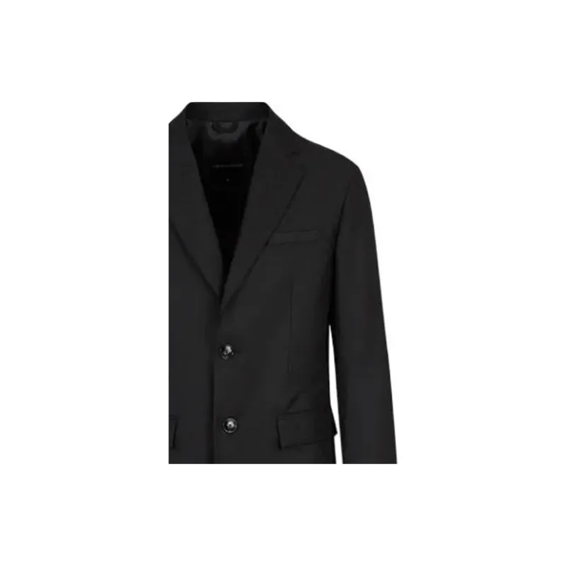 EMPORIO ARMANI FW22 Business Suit Coat Men's Black-3
