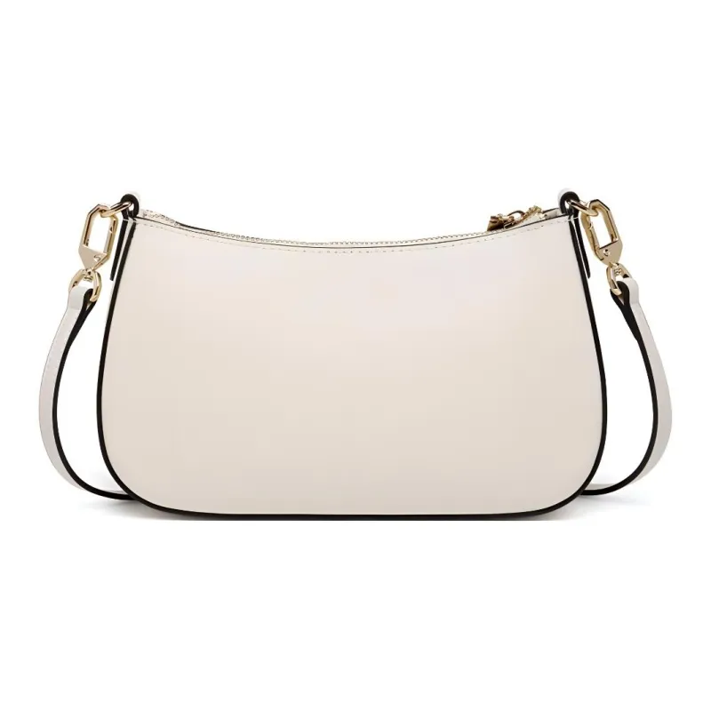 ZOOLER Cow Leather Crossbody Bags Trumpets Women's Elegant White/Cream White/Imperial Red/Royal Blue-4
