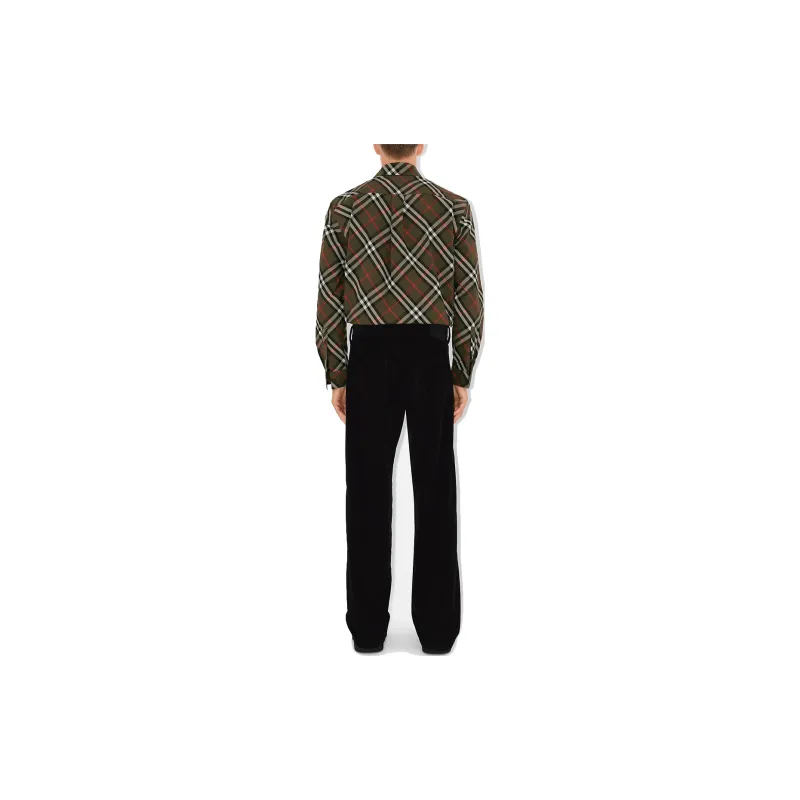 Burberry Checked Long Sleeved Shirt-4