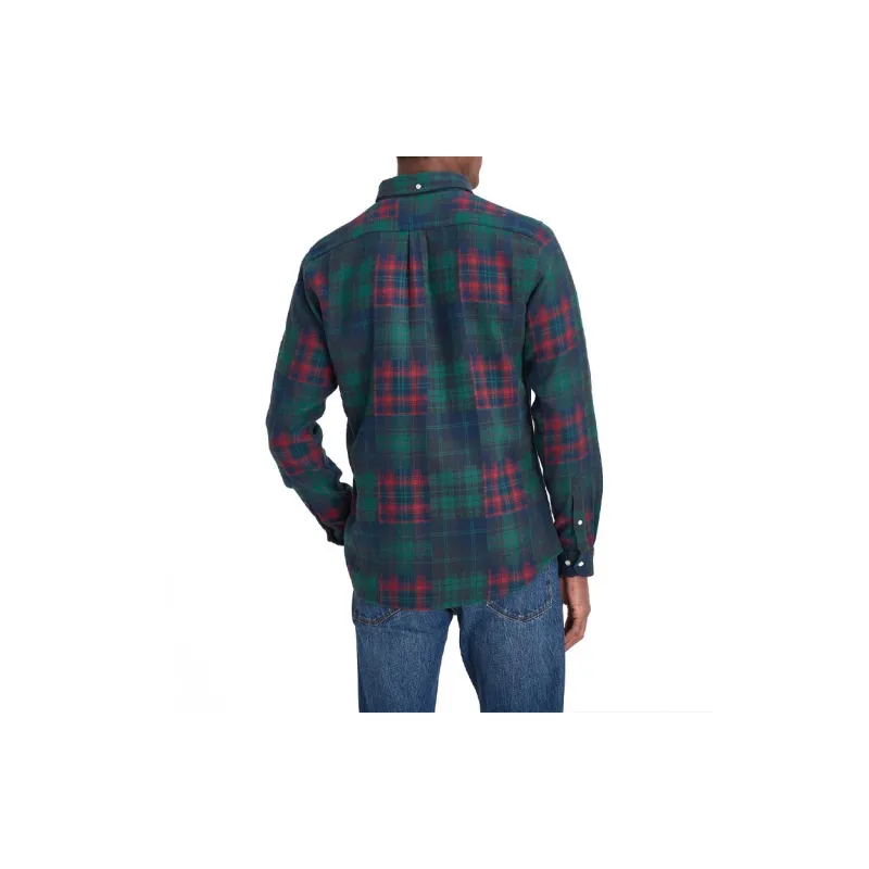 BARBOUR Shirt Men's Classic Navy Blue-2