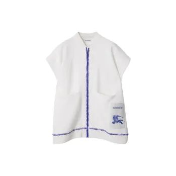 Burberry Wool Polyamide Elastane Shawls Kids' White