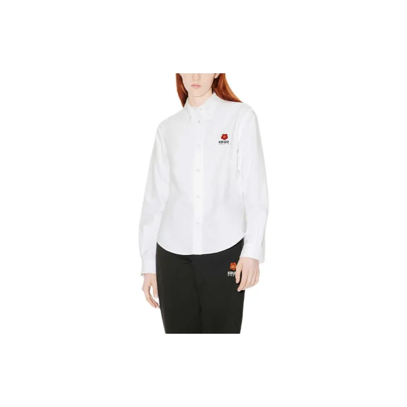 KENZO X Nigo SS23 Co branded Series Shirts Women's White-3