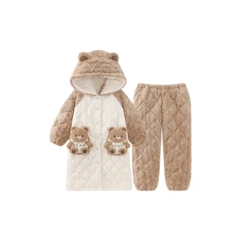 O'MESIK Pajama Set Women's Brown