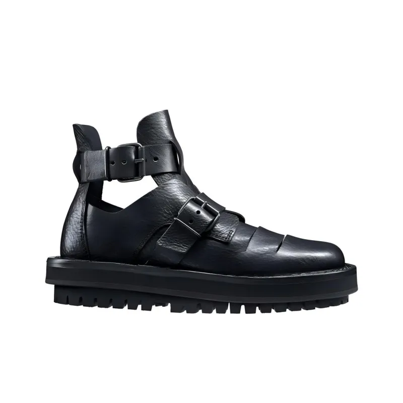 Trippen High-Top Casual Shoes Men's Black-1