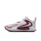 White/Dark Red