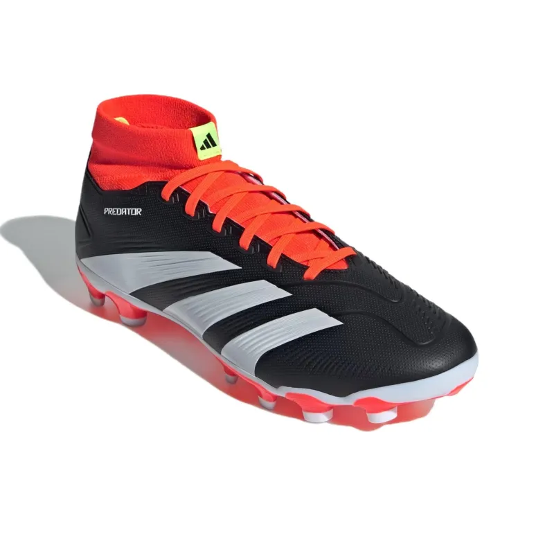 Adidas Predator 24 League Sock Mg Core Black Cloud White Solar Red-1
