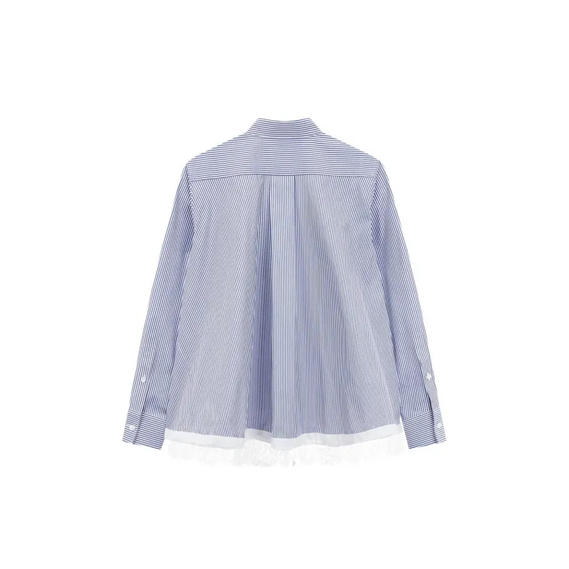 Sacai Shirts Women's Blue-1