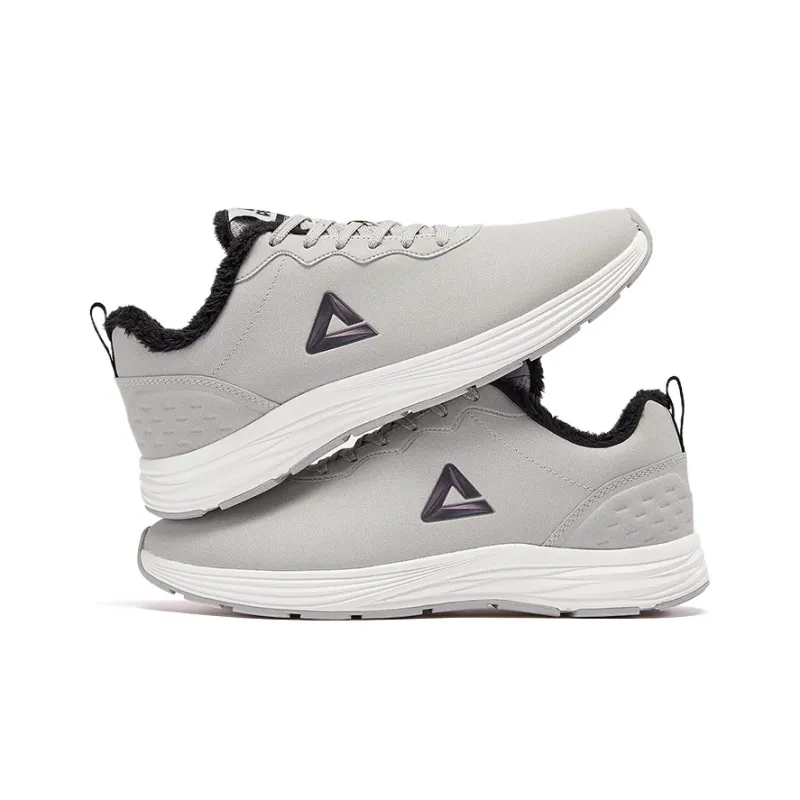 PEAK Durable Cushioning Low Top Running Shoes Men's Iron Gray-1