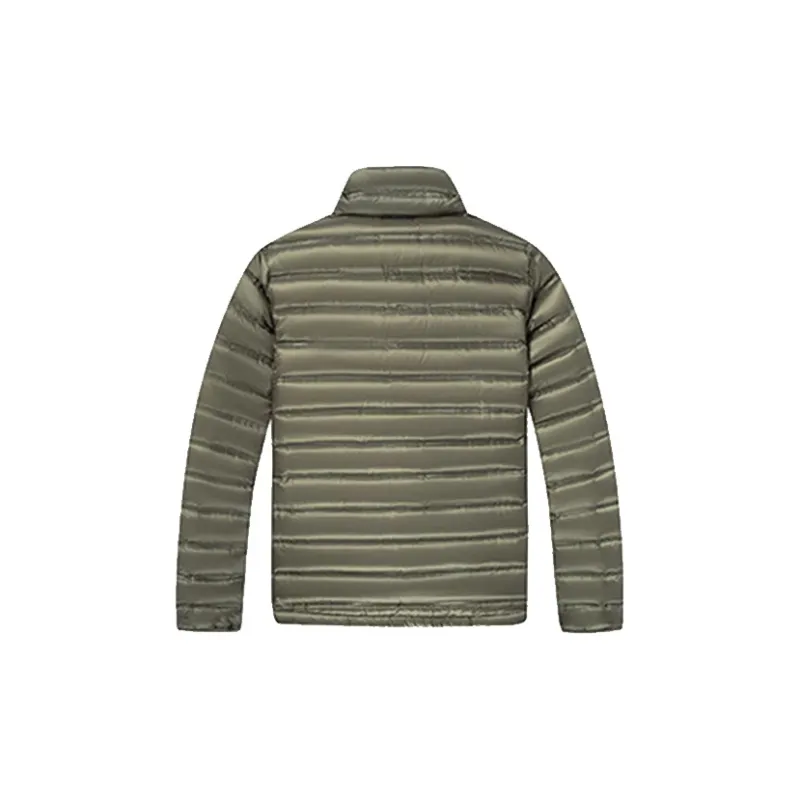 Columbia 24 Fall And Winter Water Resistant Wear Resistant Warm Heat Reflective Windbreaker Jacket Men's Green-3
