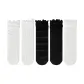 5 Pack (1 White Diamond 1 White Crisscross 1 Black Stripes 1 Black Heart 1 White Ripple)