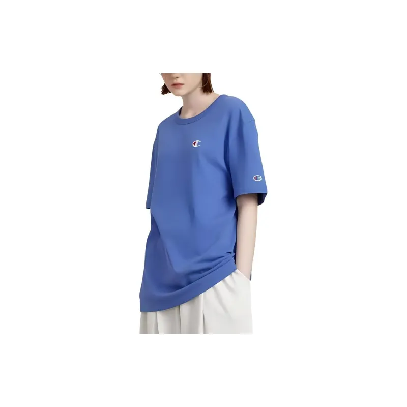 Champion T Shirt Unisex Light Blue-3