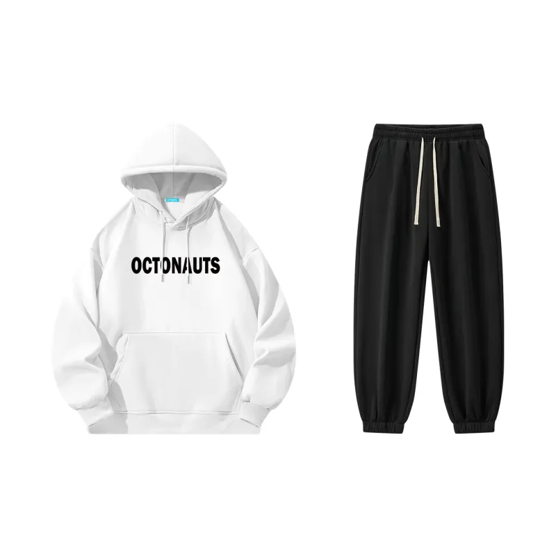 Small Columns Under The Sea Sweatshirt Set Unisex-1