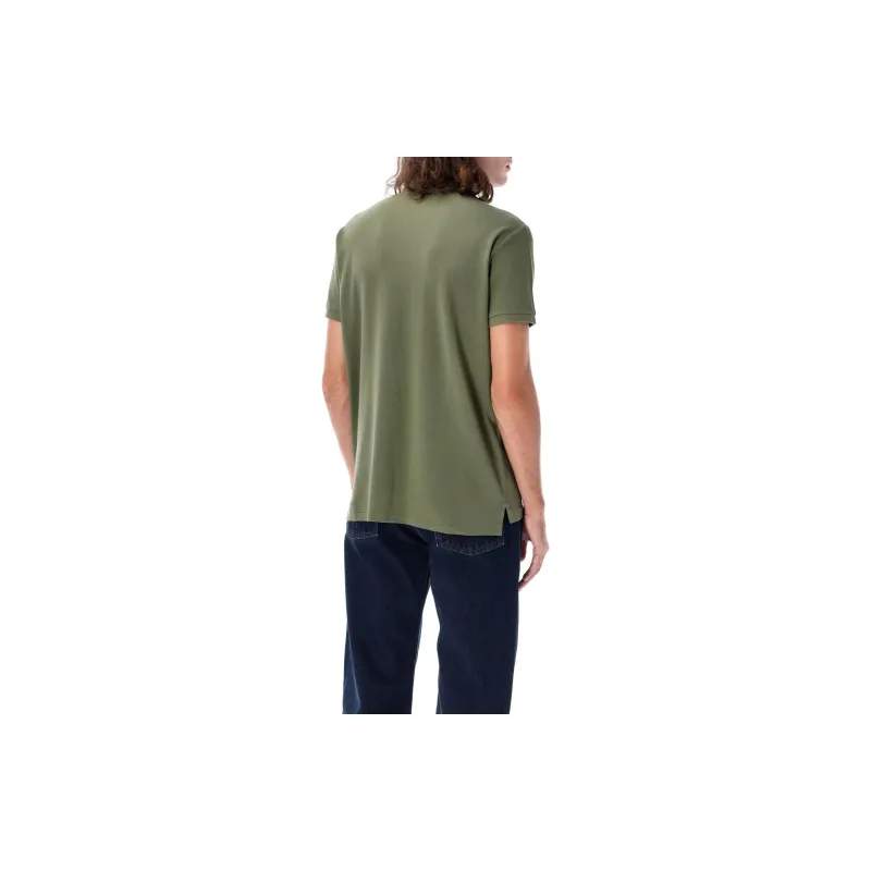 Polo Ralph Lauren Logo Embroidered Straight Hem Polo Shirt-1