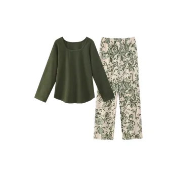 MADALLO Pajama Set Women's Olive Green