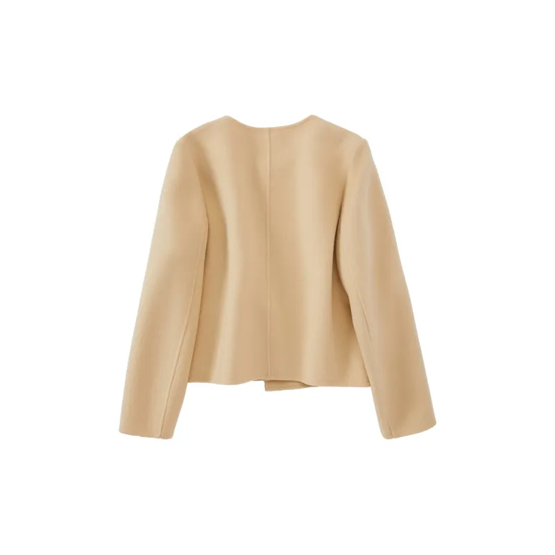 XIANGYING Coats Women's Yellow-1