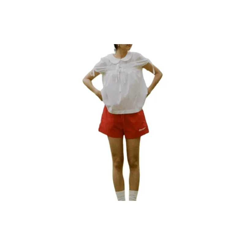 Champion SS24 Casual Shorts Unisex Red-2