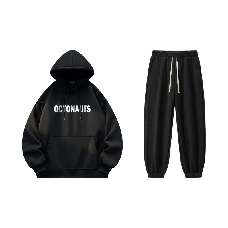 Small Columns Under The Sea Sweatshirt Set Unisex-7