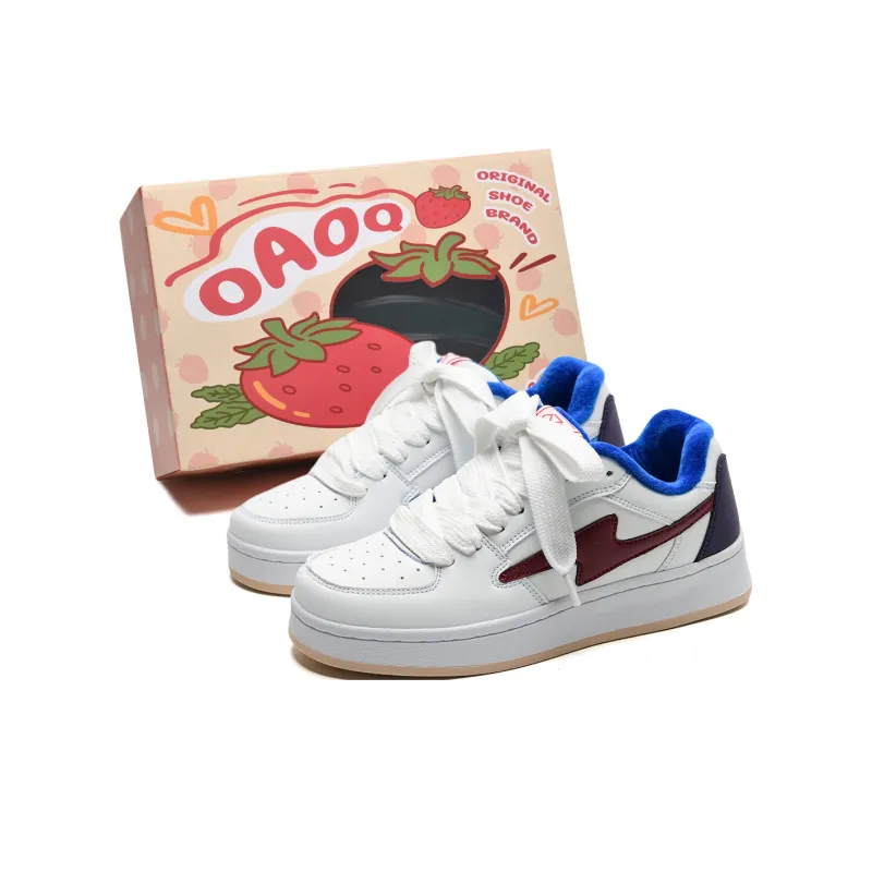 OAOQ Cushioning Height Increasing Abrasion Resistant Lightweight Mat Low Top Casual Shoes Unisex-67