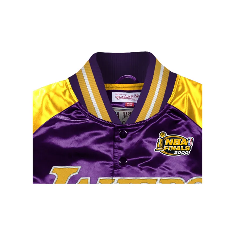 Mitchell & Ness Jacket Unisex Purple Yellow-4