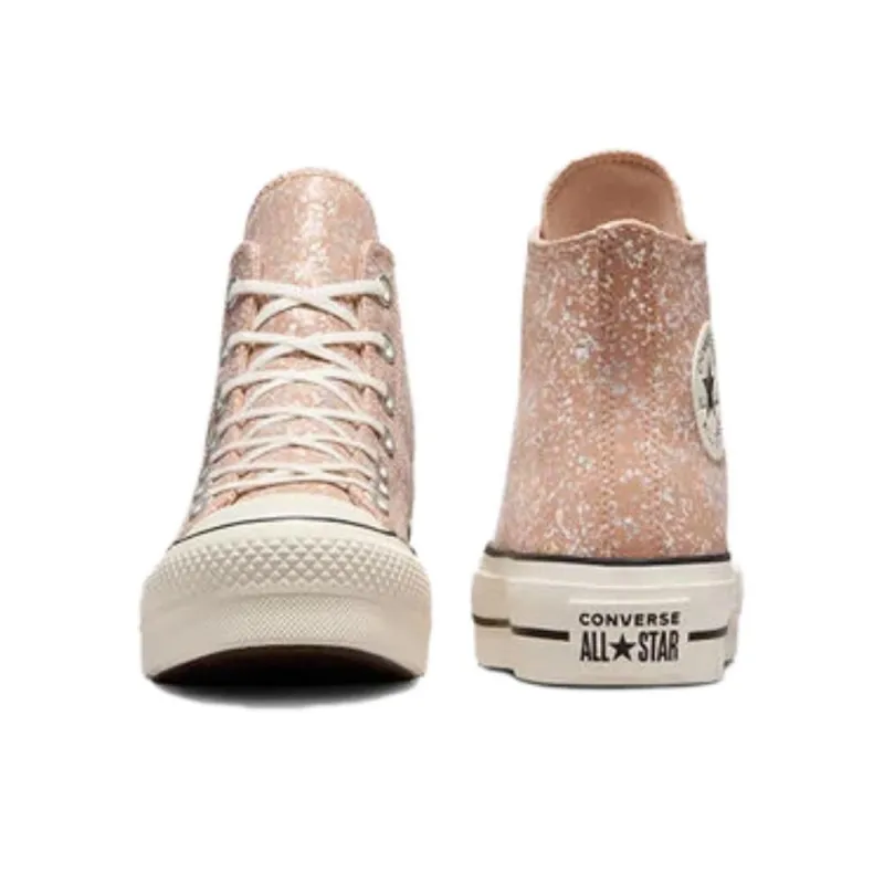 Converse Women's Chuck Taylor All Star Lift Platform High 'Glitter Dusty Cinder' Women's-3